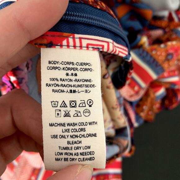 Free People Maritzah Floral Print Jumpsuit In Multi Pink Womens Size 6 - Picture 11 of 13